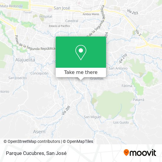 Mapa de Parque Cucubres