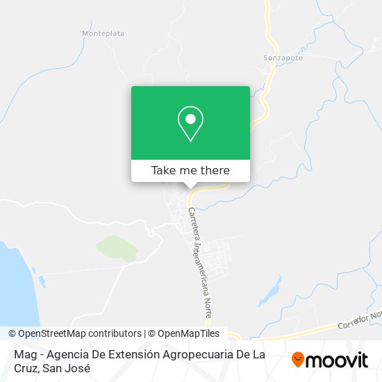 Mapa de Mag - Agencia De Extensión Agropecuaria De La Cruz