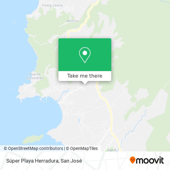 Súper Playa Herradura map