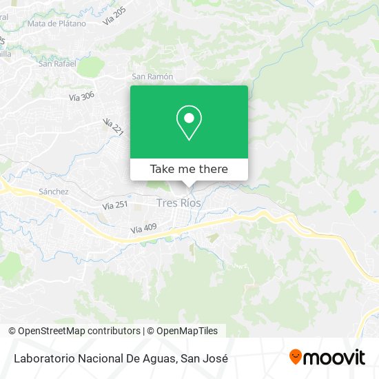 Mapa de Laboratorio Nacional De Aguas