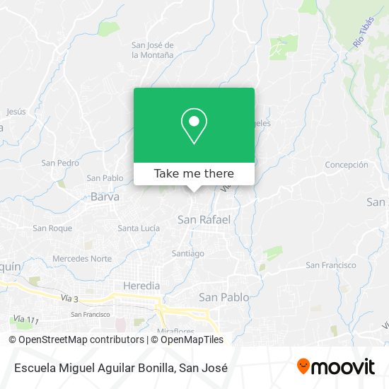 Escuela Miguel Aguilar Bonilla map