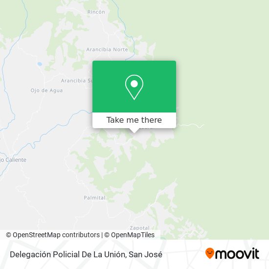 Delegación Policial De La Unión map