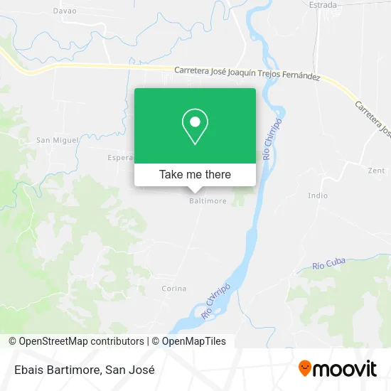 Ebais Bartimore map