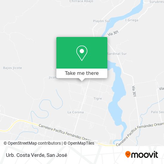 Mapa de Urb. Costa Verde