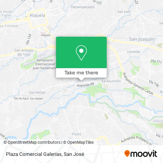 Plaza Comercial Galerías map