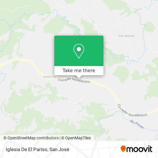 Iglesia De El Paríso map