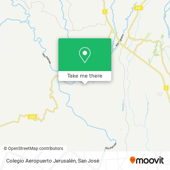 Colegio Aeropuerto Jerusalén map
