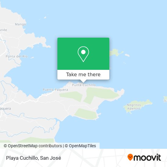 Mapa de Playa Cuchillo