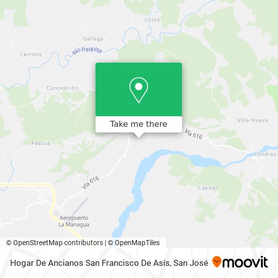 Mapa de Hogar De Ancianos San Francisco De Asís
