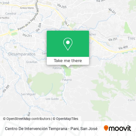 Centro De Intervención Temprana - Pani map