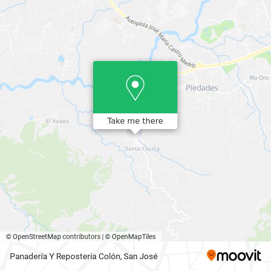 Panadería Y Repostería Colón map