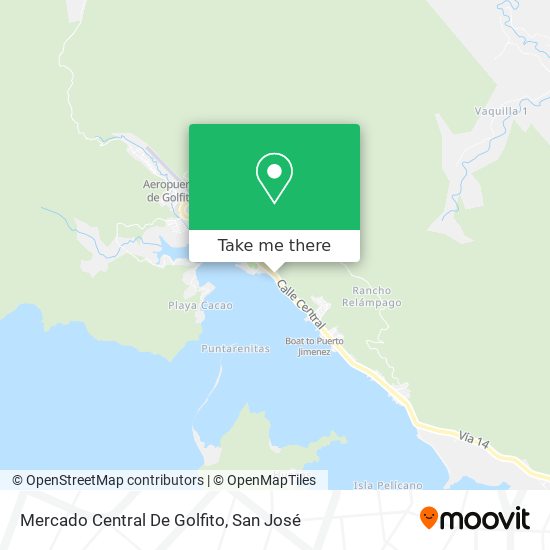 Mercado Central De Golfito map