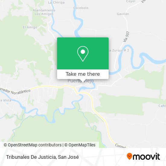 Mapa de Tribunales De Justicia