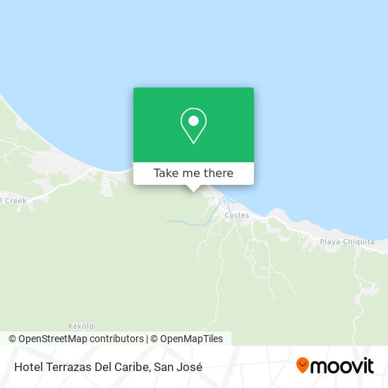 Hotel Terrazas Del Caribe map