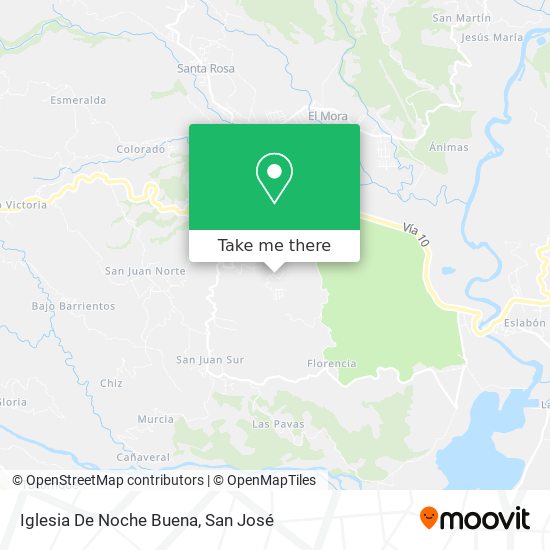 Mapa de Iglesia De Noche Buena