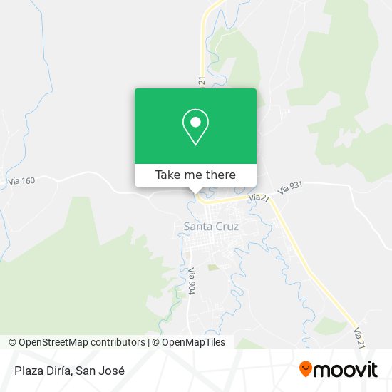 Mapa de Plaza Diría