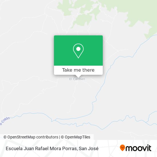 Escuela Juan Rafael Mora Porras map