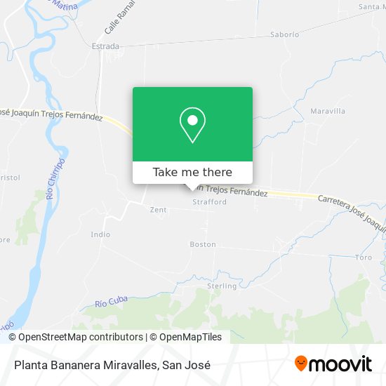 Planta Bananera Miravalles map