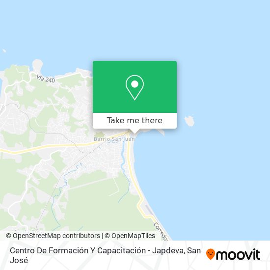 Centro De Formación Y Capacitación - Japdeva map