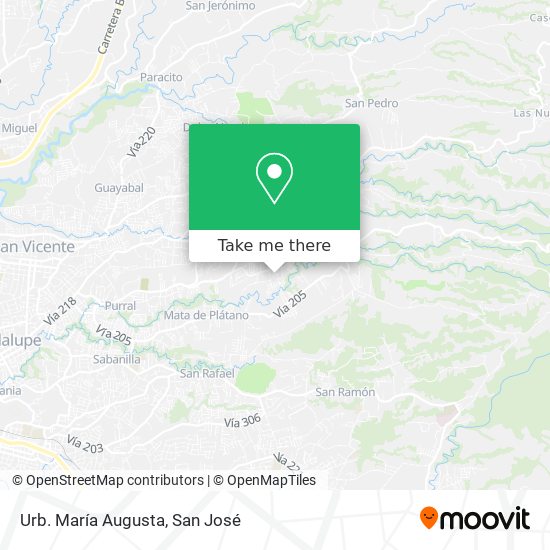 Urb. María Augusta map