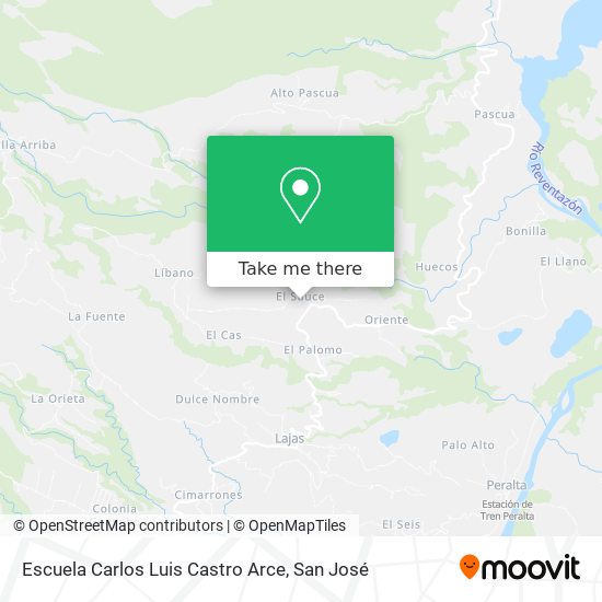 Escuela Carlos Luis Castro Arce map