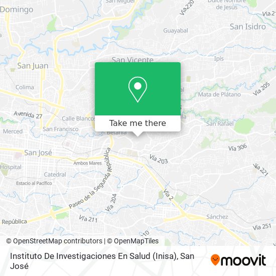 Instituto De Investigaciones En Salud (Inisa) map