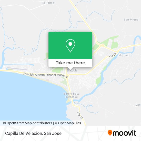 Capilla De Velación map