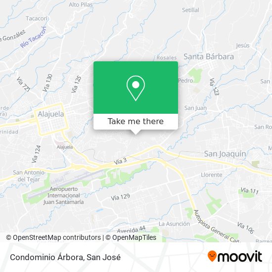 Mapa de Condominio Árbora