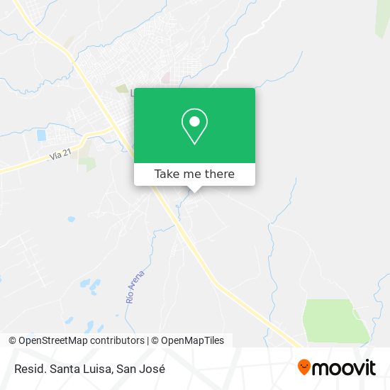 Mapa de Resid. Santa Luisa