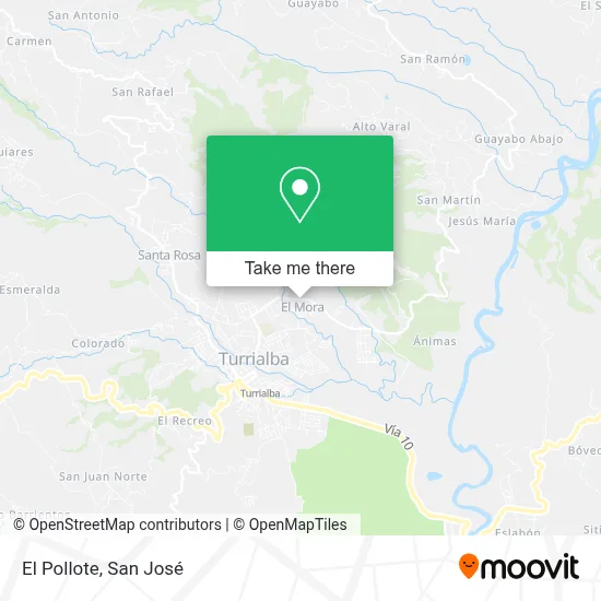 El Pollote map
