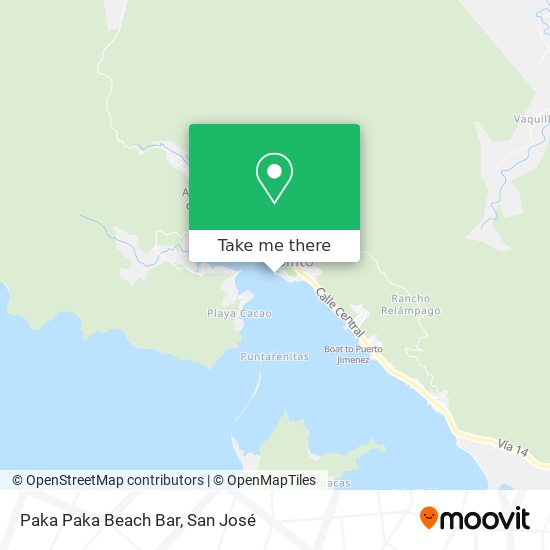 Paka Paka Beach Bar map