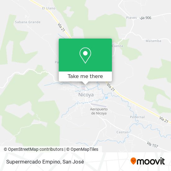 Mapa de Supermercado Empino