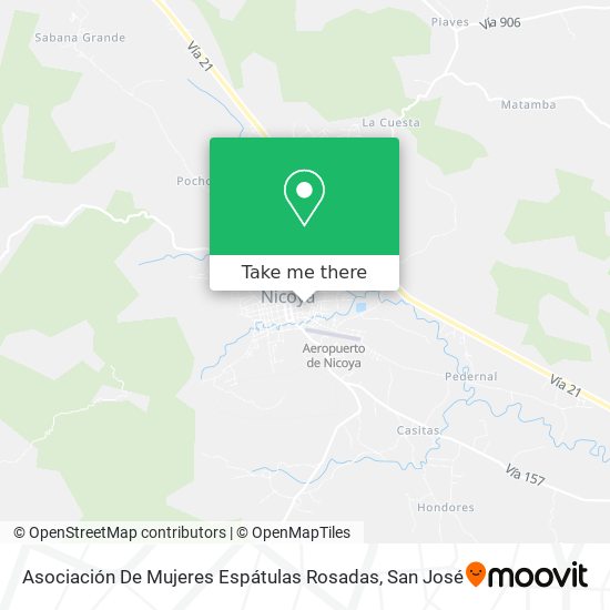 Asociación De Mujeres Espátulas Rosadas map