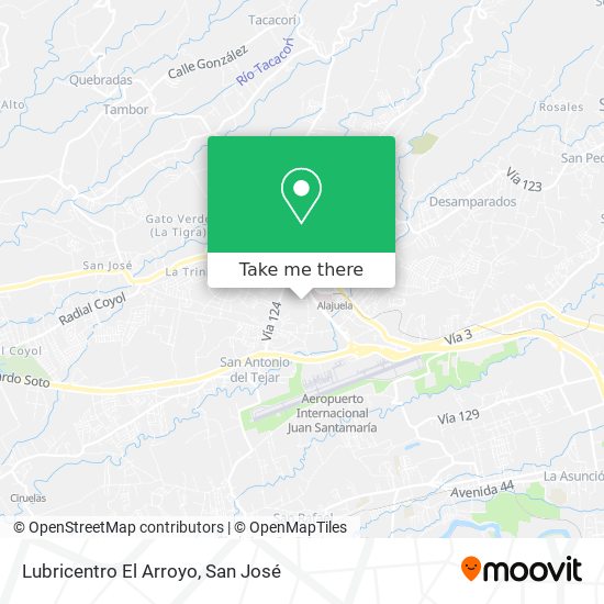 Lubricentro El Arroyo map