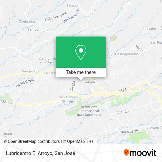 Lubricentro El Arroyo map