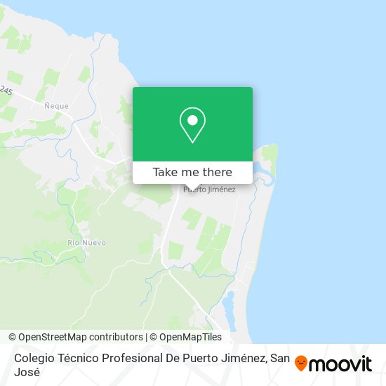 Mapa de Colegio Técnico Profesional De Puerto Jiménez
