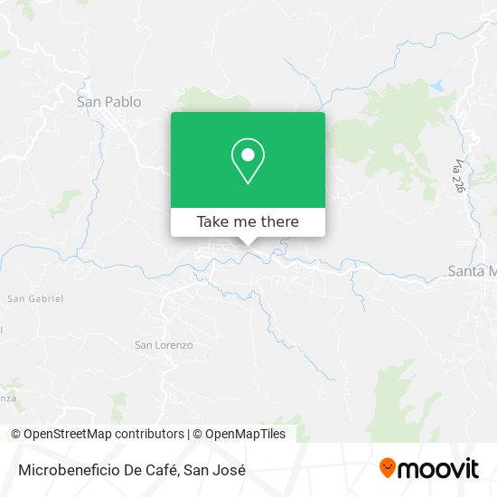 Microbeneficio De Café map