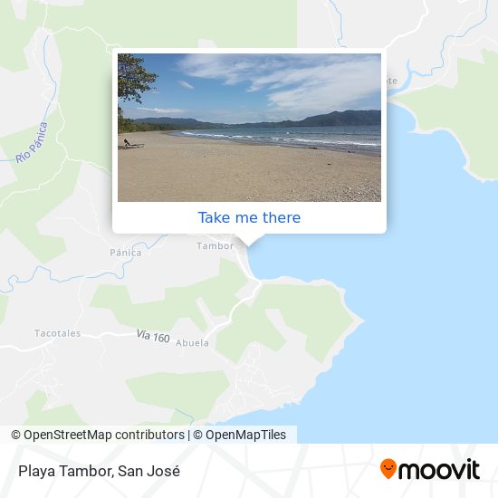 Mapa de Playa Tambor