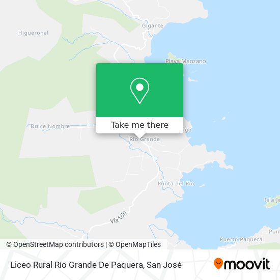 Liceo Rural Río Grande De Paquera map