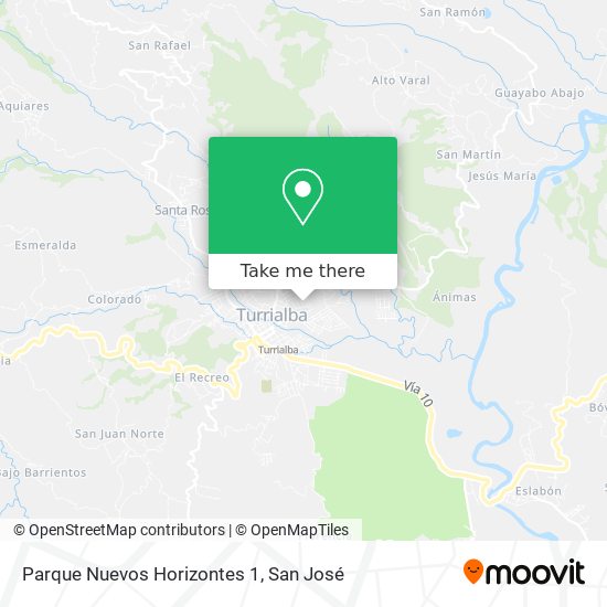 Parque Nuevos Horizontes 1 map