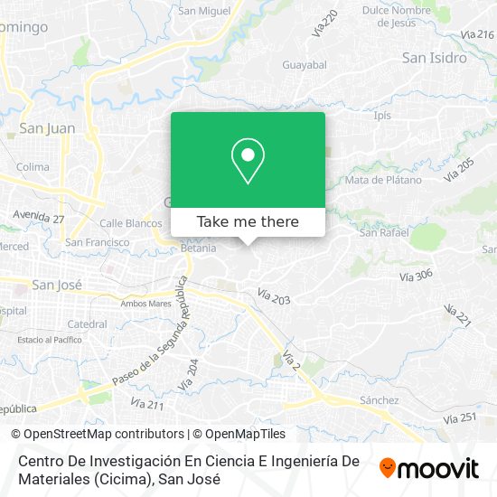 Centro De Investigación En Ciencia E Ingeniería De Materiales (Cicima) map