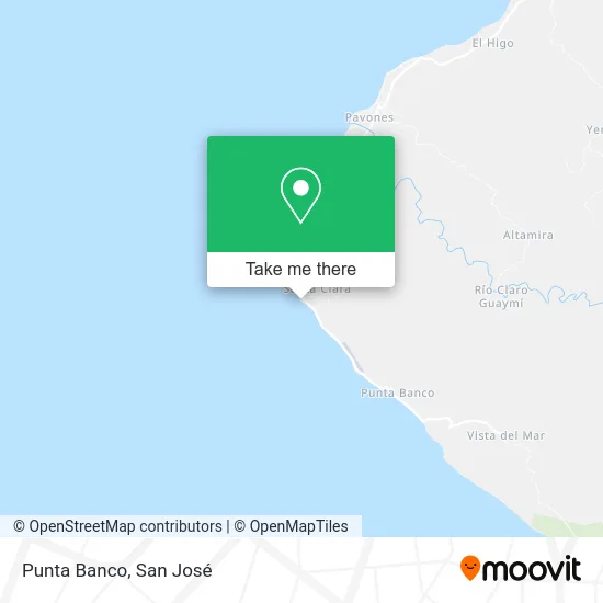 Punta Banco map