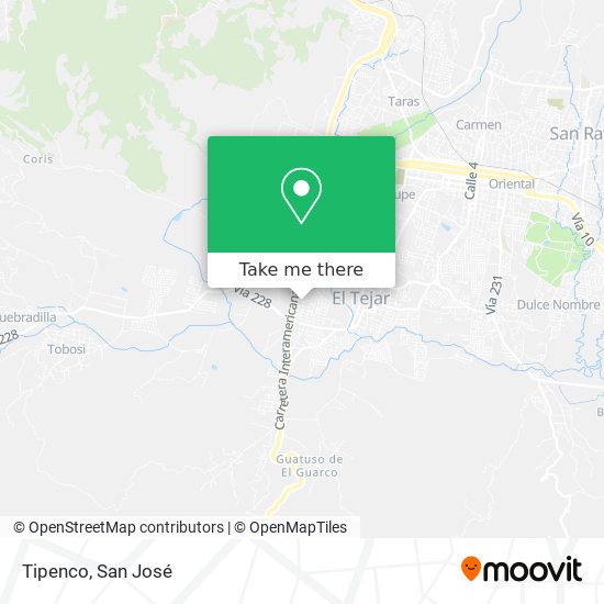 Tipenco map