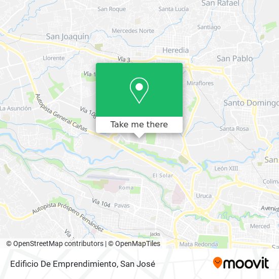 Edificio De Emprendimiento map