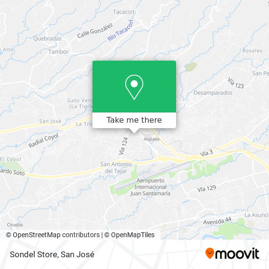 Sondel Store map