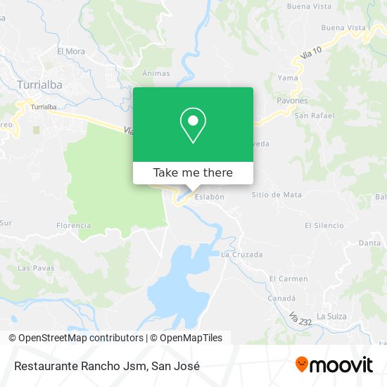 Restaurante Rancho Jsm map