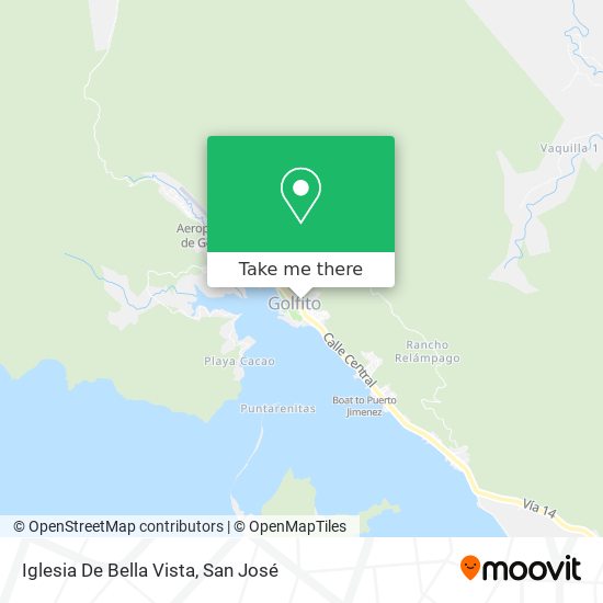 Iglesia De Bella Vista map