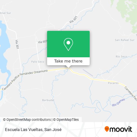 Mapa de Escuela Las Vueltas