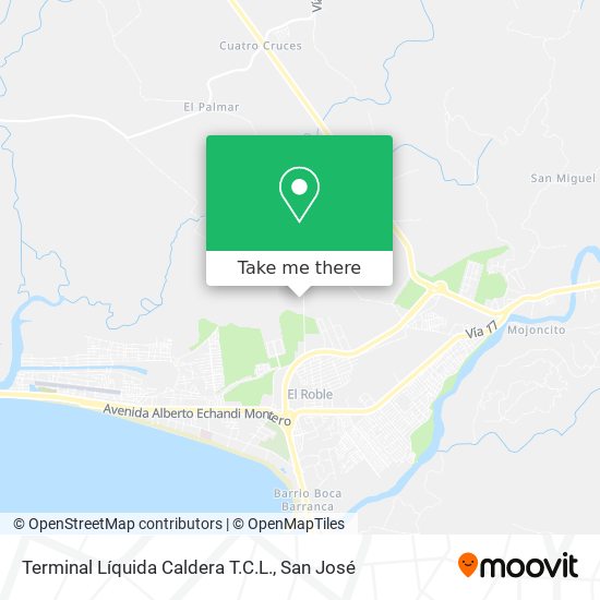 Terminal Líquida Caldera T.C.L. map