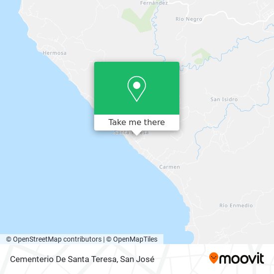 Cementerio De Santa Teresa map